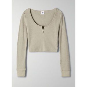 Aritzia TNA thermal scoop neck